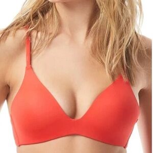 Vince Camuto Women's Standard Molded Bikini Top Poppy Red Size XS NWOT strappy